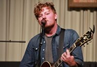 Chris Renzema performs for hundreds in fieldhouse