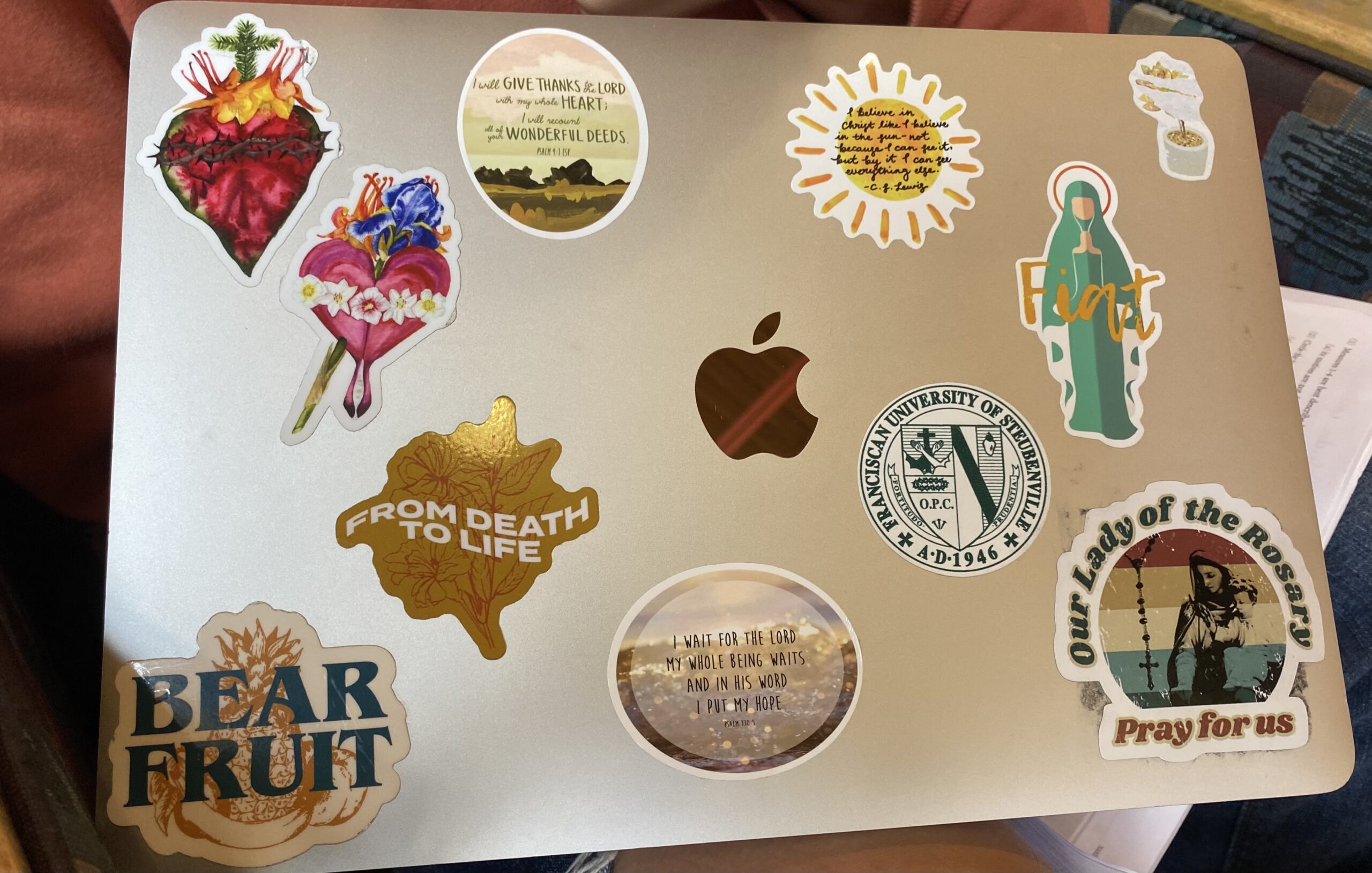 Students express themselves through stickers
