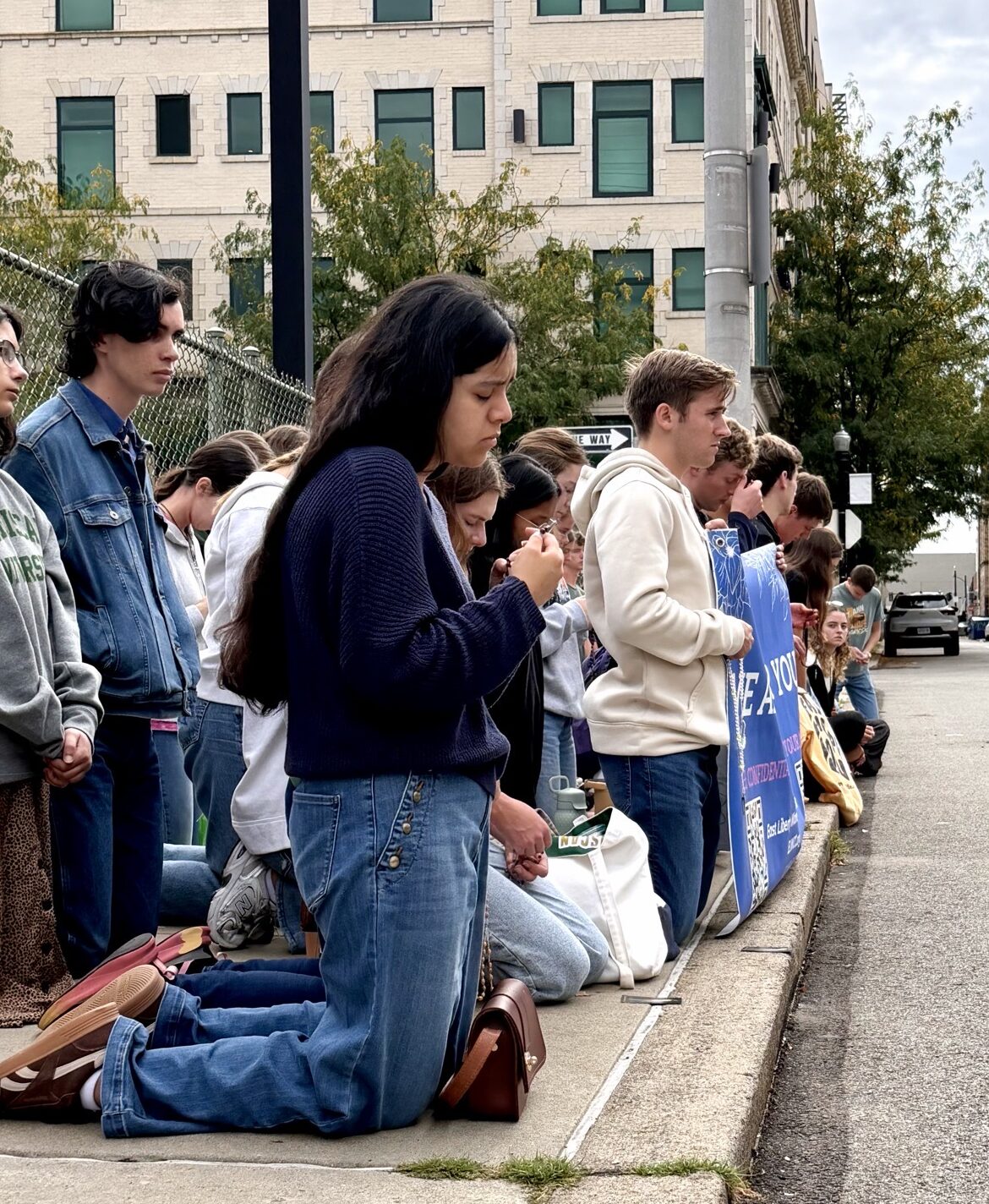 Students Stand for Life at Abortion Outreach Megashift 